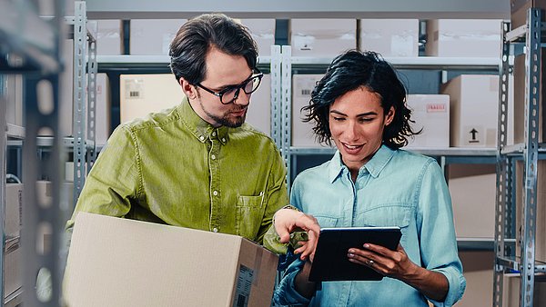 Einfaches Handling von Produktmustern  