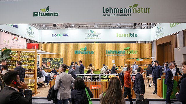Messestand von Lehmann Natur auf der Fruit Logistica 2026