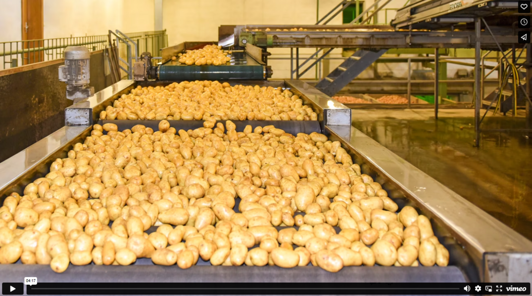 Vimeo-Video zur Kartoffelproduktion beim Kartoffelgroßhändler Agropa