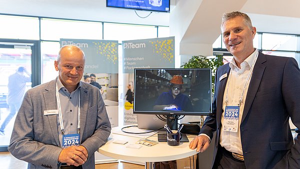 Dieter Kisling und Jürgen Natter beim E-Commerce-Tag in Regensburg