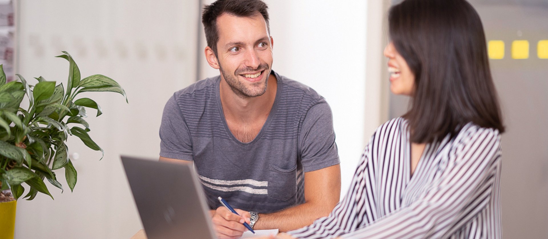 B.i.Team lebt seine Werte bei der Arbeit