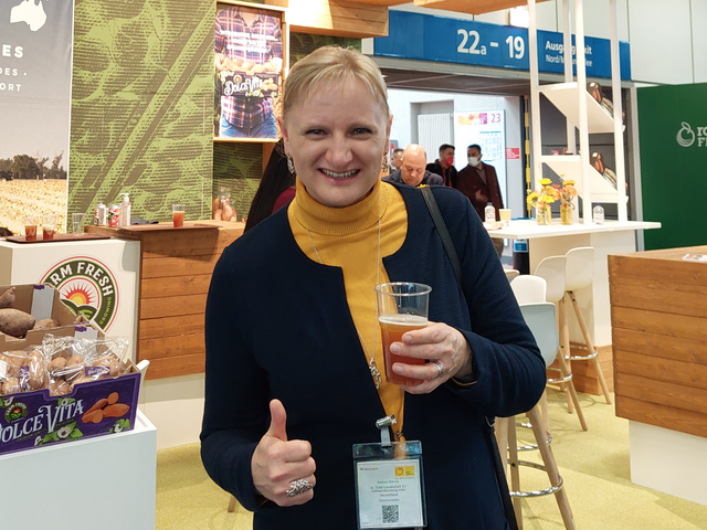 Branchenexpertin Daniela Sternal auf der Fruit Logistica 2024