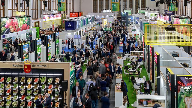Blick auf die Ausstellungsfläche der Fruit Logistica